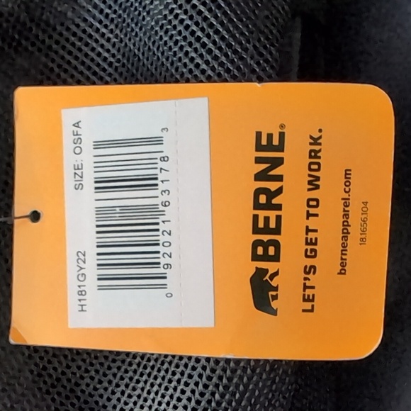 NWTBerne Work Wear Gray and Black Snapback Mesh Cap kyle Butt 2024 Golf Classic - Picture 6 of 9